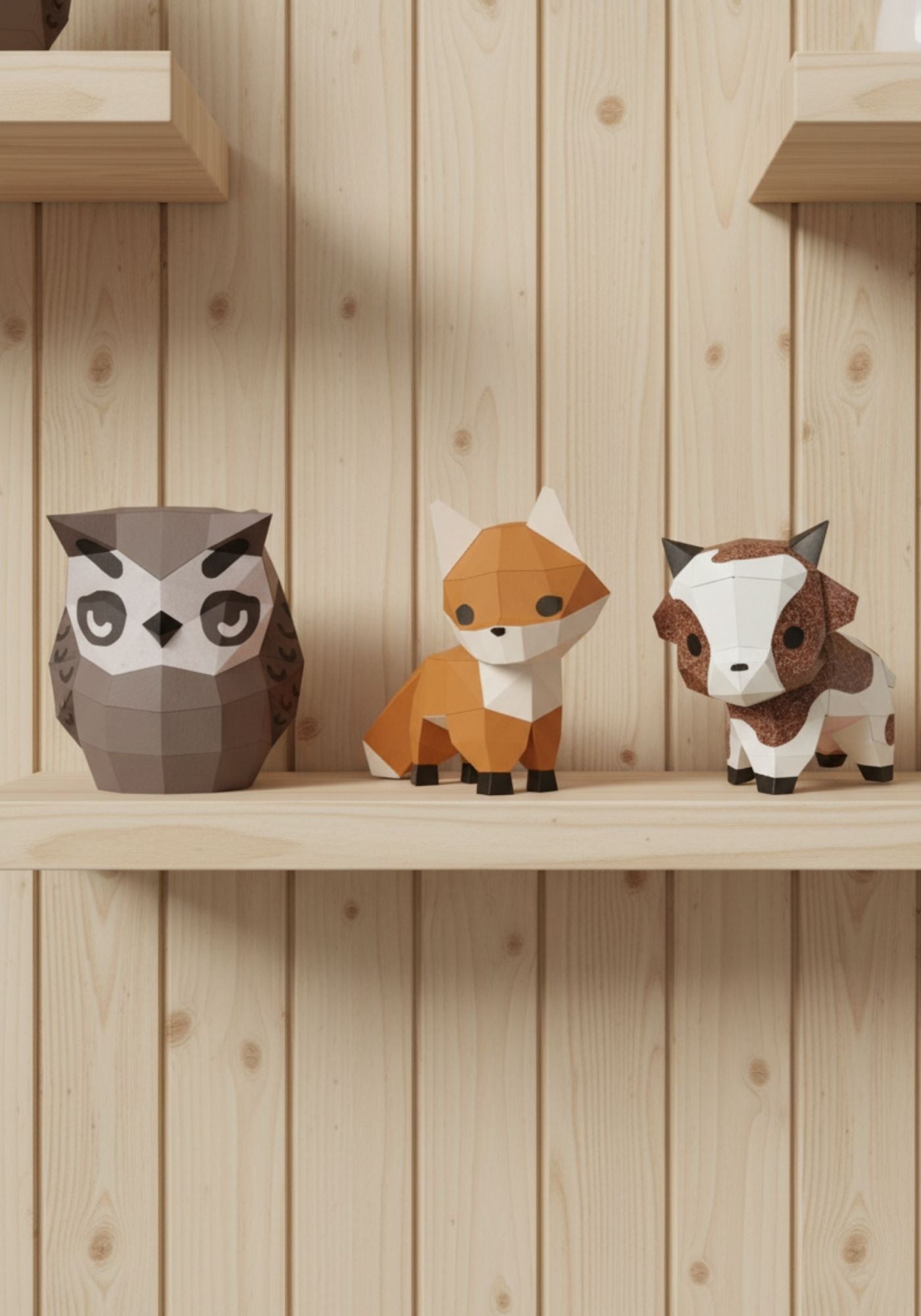 Pack Mini Moki (renard, hibou, vache)