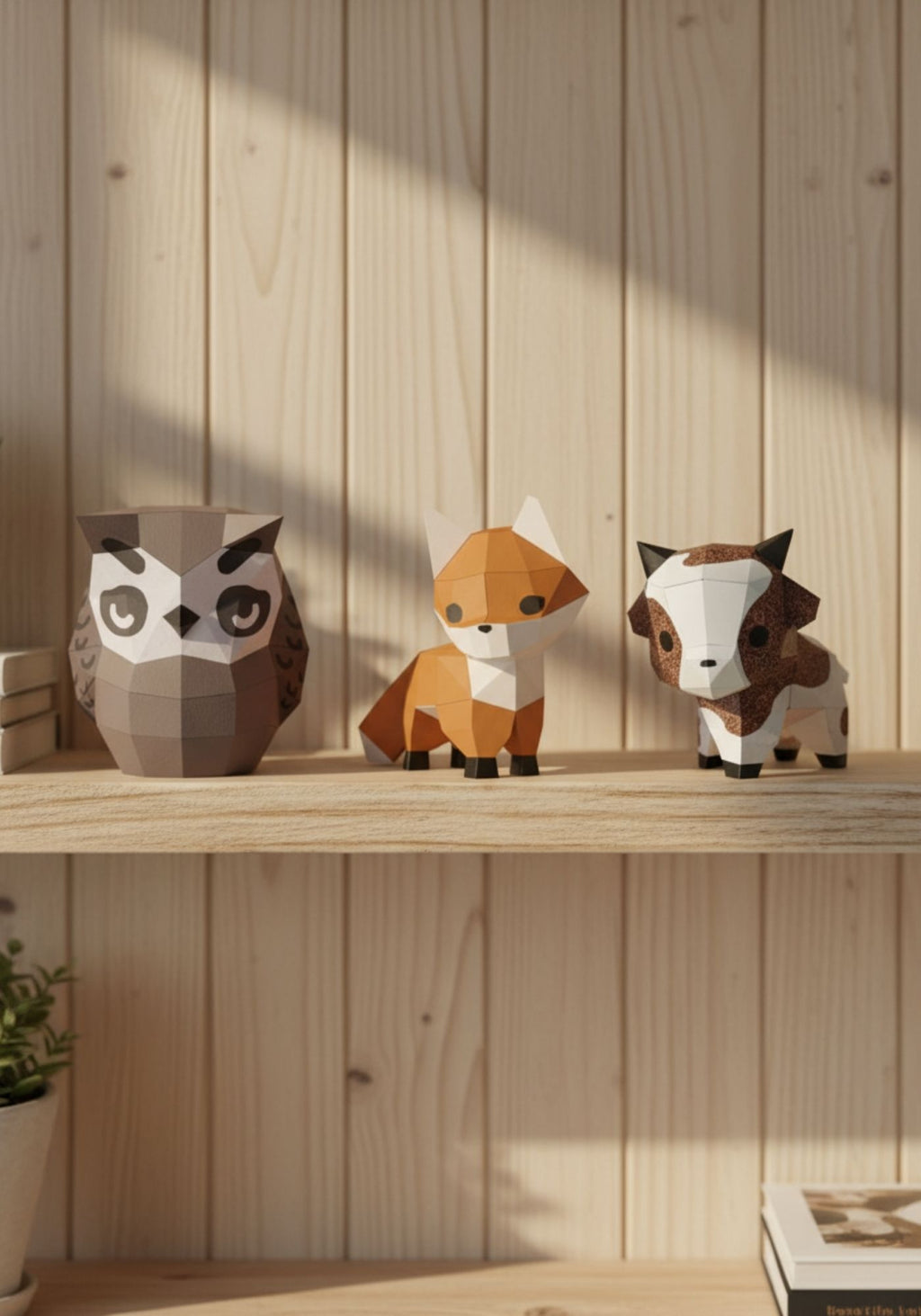Pack Mini Moki (renard, hibou, vache)
