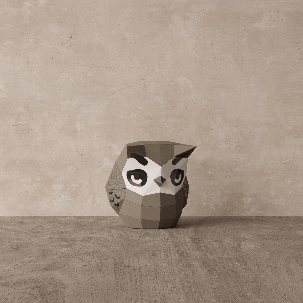 Mini Décoration en papier Hibou