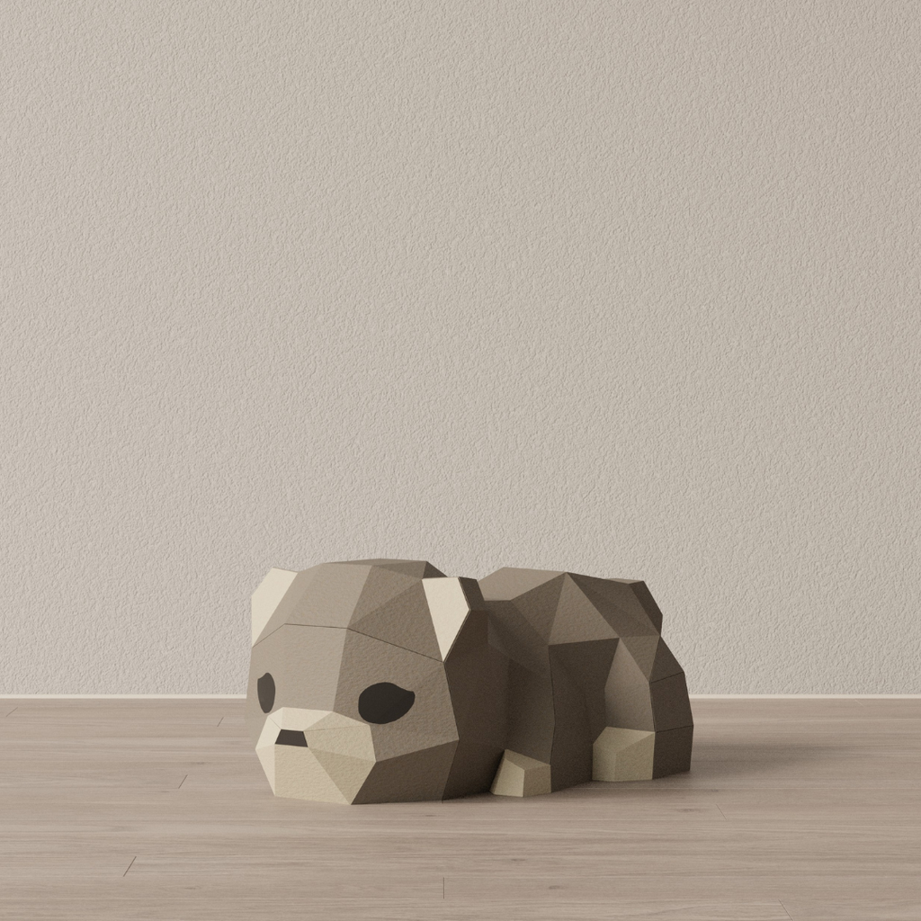 Mini Décoration en papier Ours