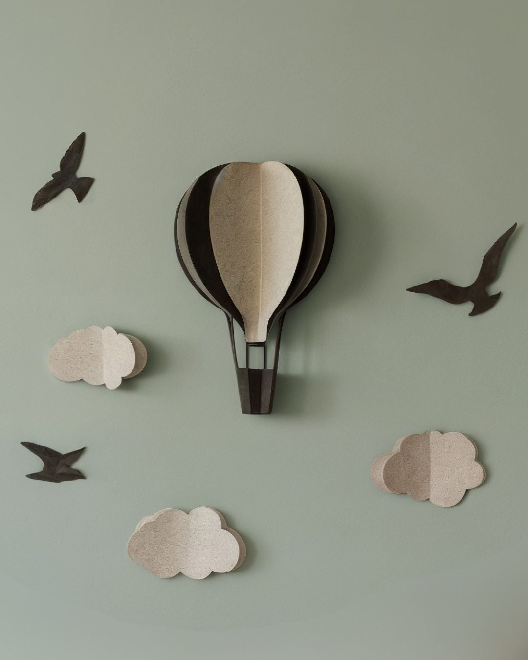 Montgolfière en papier