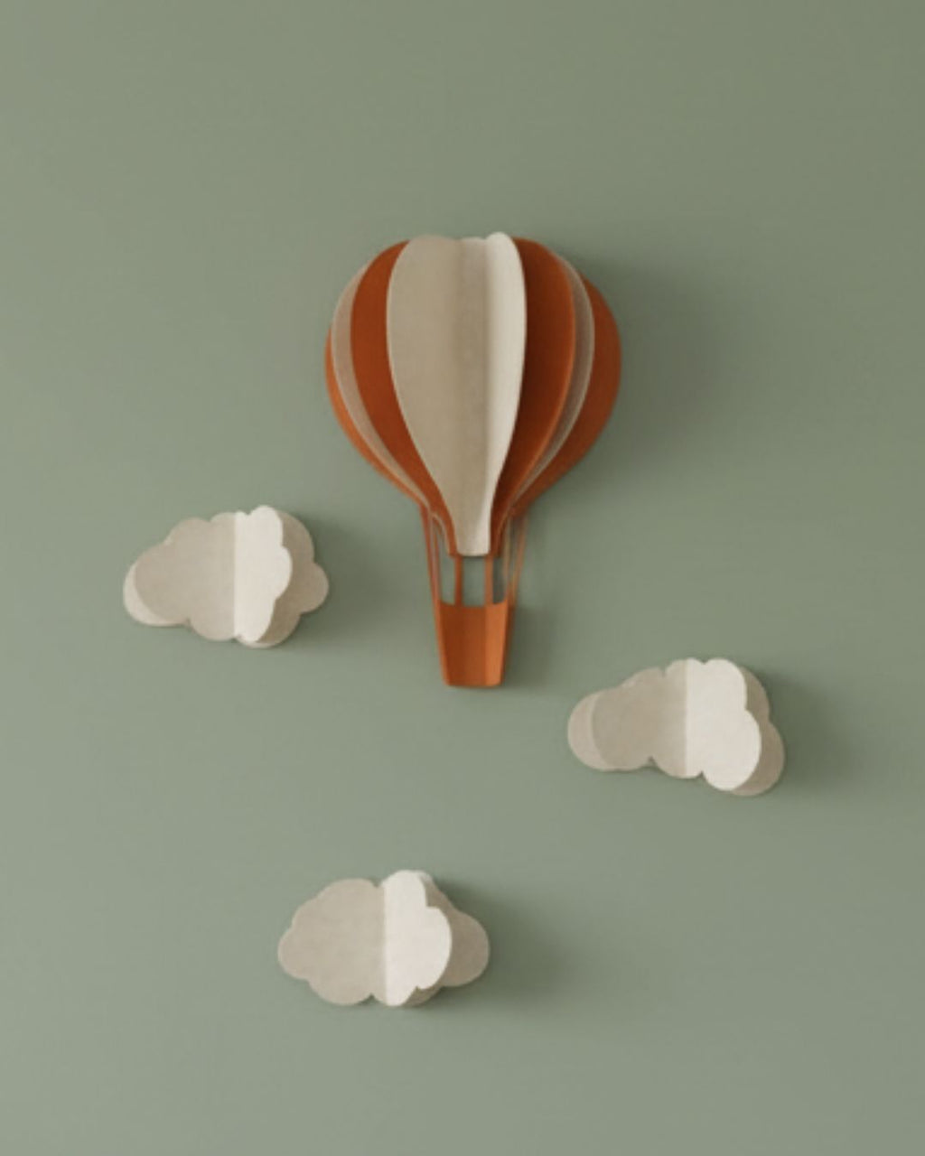 Montgolfière en papier